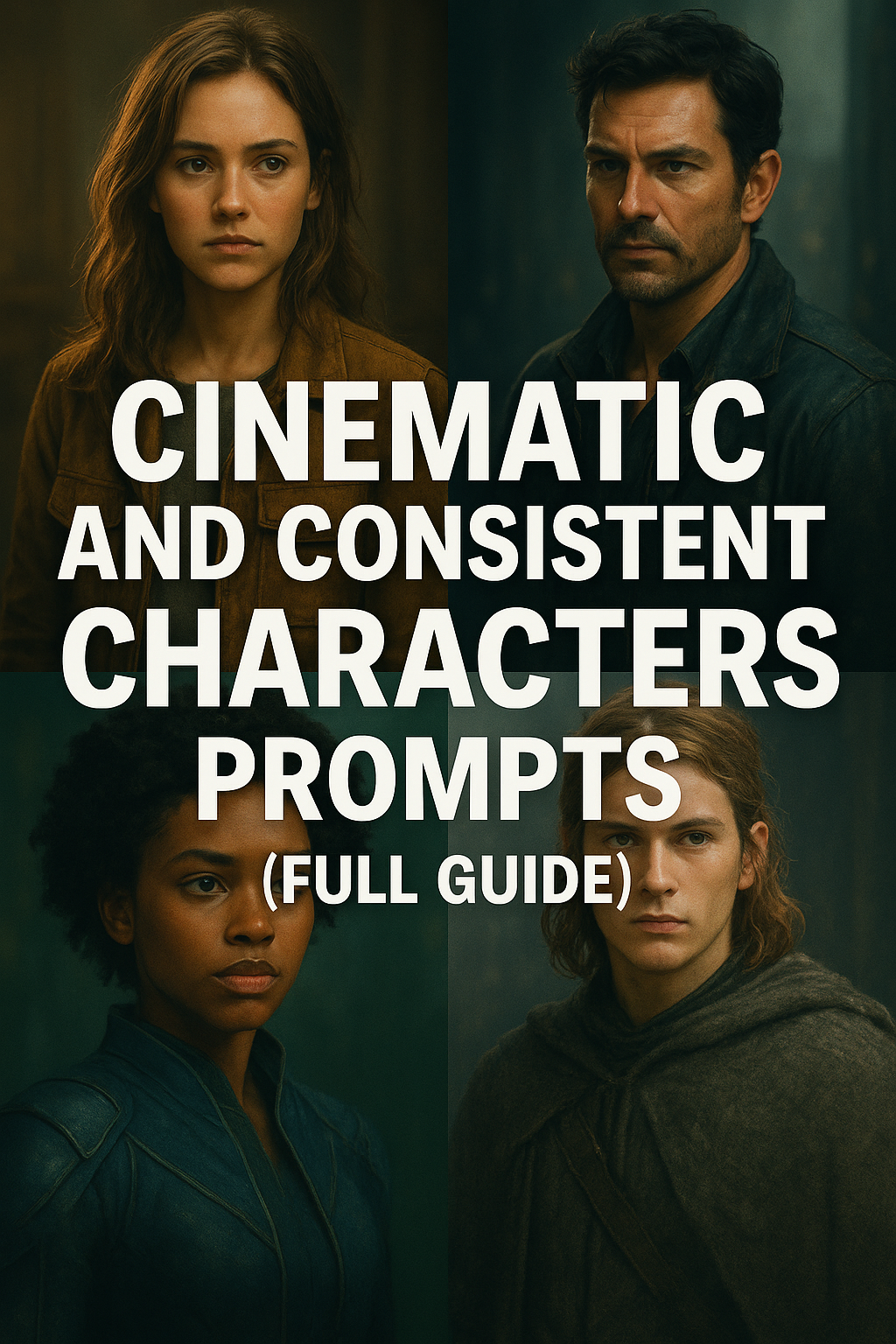 Cinematic And Consistent Characters Prompts (FULL GUIDE)